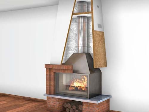 Aislamiento térmico de chimeneas Rockwool